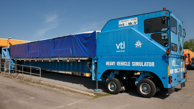 Heavy vehicle simulator, HVS.