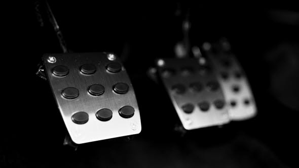 foot pedals.