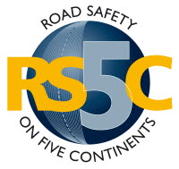 Road safety on five continents, RS5C´s logo.