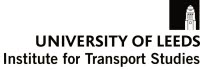 University of Leeds. Institute for Transport Studies. Logo linked to homepage.