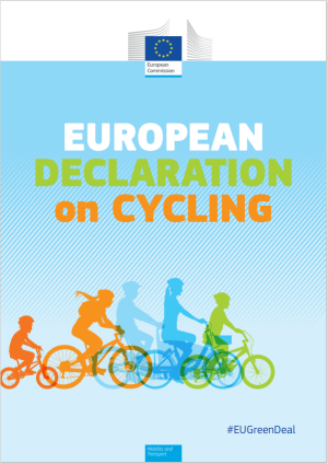 Framsida European Declaration on Cycling 2023.