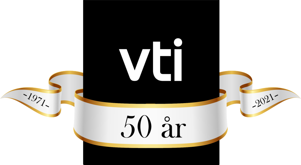 50 year of VTI, 1971-2021, logo.