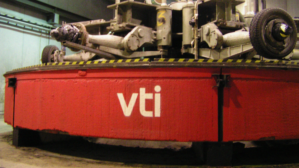 VTI:s provvägsmaskin.